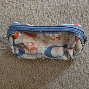 VINTAGE COACH COSMECTIC BAG